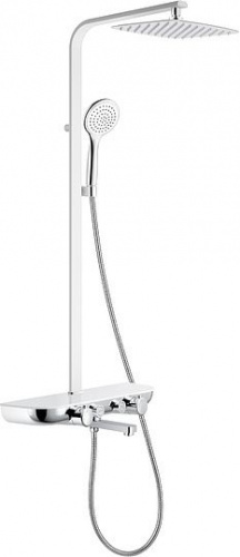 Душевая стойка Gllon GL-SF1005LW-1-NS, Душевые панели, Душевые системы, Стойки, Гарнитуры, лейки, тропический душ в Москве Тел.: +7 (968) 040-40-82