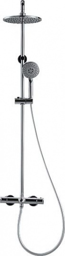 Душевая стойка Bravat Waterfall F639114C-A2-RUS, Душевые панели, Душевые системы, Стойки, Гарнитуры, лейки, тропический душ в Москве Тел.: +7 (968) 040-40-82