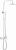 Душевая стойка Boheme Uno 468-WCR white chrome, Душевые панели, Душевые системы, Стойки, Гарнитуры, лейки, тропический душ в Москве Тел.: +7 (968) 040-40-82