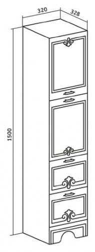 Пенал Runo Кантри 32