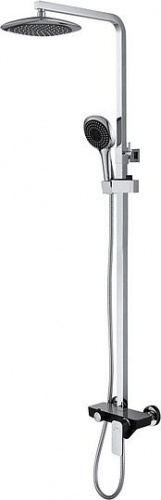 Душевая стойка D&K Berlin Technische DA1433715A02 черный, Душевые панели, Душевые системы, Стойки, Гарнитуры, лейки, тропический душ в Москве Тел.: +7 (968) 040-40-82
