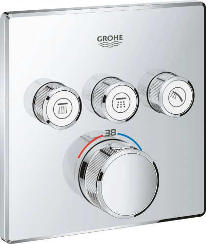 Душевой комплект Grohe Grohtherm SmartControl 34706000, Душевые панели, Душевые системы, Душевые стойки, Гарнитуры, лейки, тропический душ в Москве Тел.: +7 (968) 040-40-82