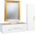 Зеркало Bellezza Римини 80 золото