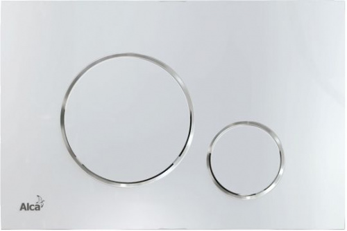 Кнопка смыва AlcaPlast THIN M671 хром глянцевый интернет магазина сантехники Акванота