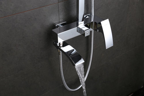 Душевая стойка Gappo G07 G2407 хром, Душевые панели, Душевые системы, Стойки, Гарнитуры, лейки, тропический душ в Москве Тел.: +7 (968) 040-40-82
