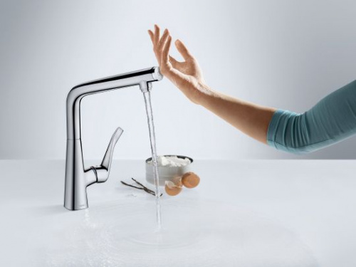 Смеситель для кухни Hansgrohe Metris Select 14883000 купить по всей России