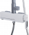 Душевая стойка Gappo G17 G2417-8 белый, хром, Душевые панели, Душевые системы, Стойки, Гарнитуры, лейки, тропический душ в Москве Тел.: +7 (968) 040-40-82