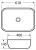 Раковина накладная BelBagno BB2143-P интернет магазина сантехники Акванота