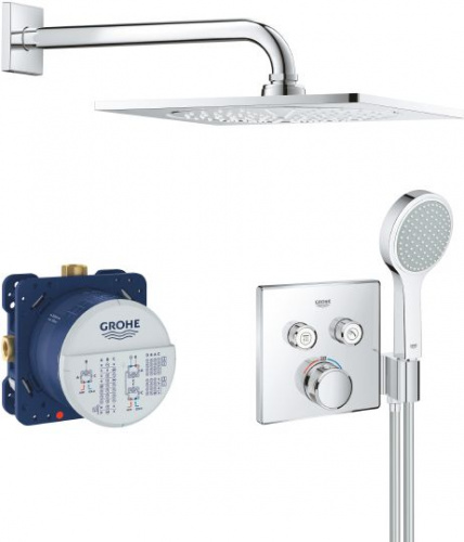 Душевой комплект Grohe Grohtherm SmartControl 34742000, Душевые панели, Душевые системы, Душевые стойки, Гарнитуры, лейки, тропический душ в Москве Тел.: +7 (968) 040-40-82