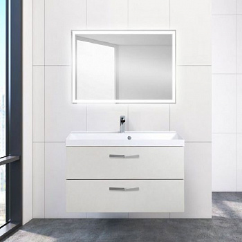 Мебель для ванной BelBagno Aurora 90 pietra bianca
