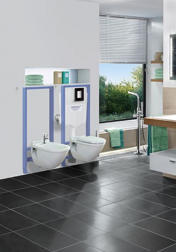 Кнопка смыва Grohe Skate Cosmopolitan 38845KS0 черная интернет магазина сантехники Акванота