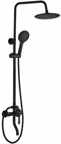 Душевая стойка Boch Mann Eco Black BM8825, Душевые панели, Душевые системы, Стойки, Гарнитуры, лейки, тропический душ в Москве Тел.: +7 (968) 040-40-82