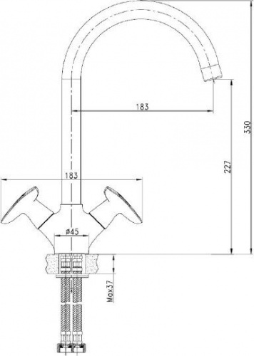 Смеситель для кухни Iddis Copter COPSBJ0i05 купить по всей России