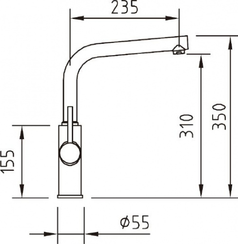 Смеситель для кухни Clever Osmosis 99684 купить по всей России