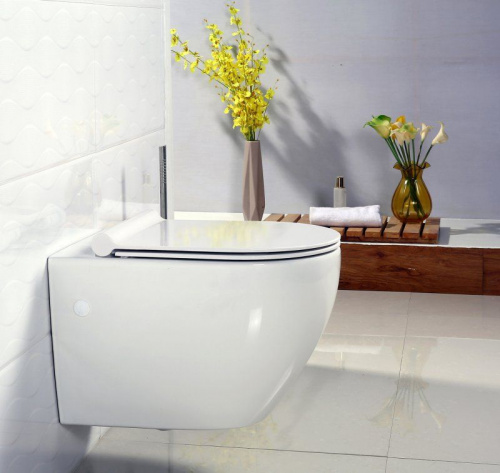 Подвесной унитаз BelBagno Sfera-R BB513CH безободковый в интернет магазине сантехники Акванота в Москве Тел.: +7 (968) 040-40-82
