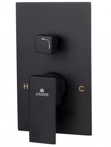 Душевая стойка Kaiser Sonat 34877-9 Black matt, Душевые панели, Душевые системы, Душевые стойки, Гарнитуры, лейки, тропический душ в Москве Тел.: +7 (968) 040-40-82