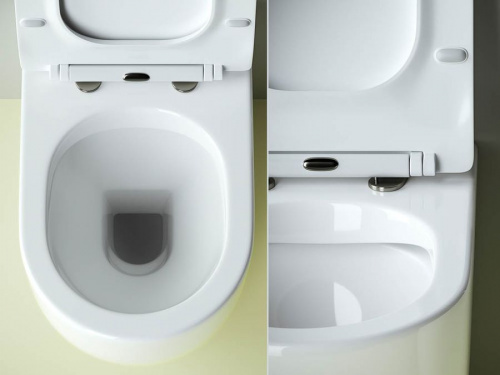 Приставной унитаз Ceramica Nova Metropol Rimless CN4004 в интернет магазине сантехники Акванота в Москве Тел.: +7 (968) 040-40-82
