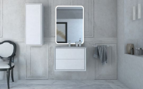 Шкаф Cezares Bellagio 40x25x100 bianco opaco