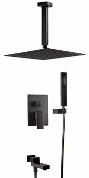 Душевая система встраиваемая Filarete Fing FL1042BG, графит