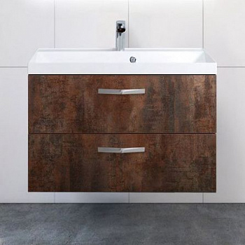 Тумба с раковиной BelBagno Aurora 80 metallo vintage