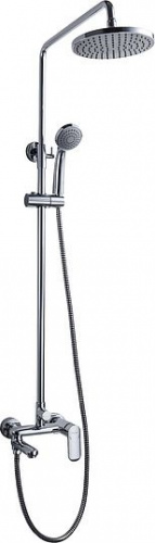 Душевая стойка Bravat Opal F6125183CP-A1-RUS, Душевые панели, Душевые системы, Стойки, Гарнитуры, лейки, тропический душ в Москве Тел.: +7 (968) 040-40-82