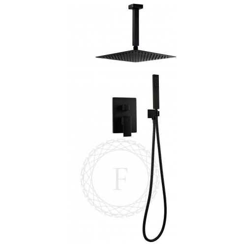 Душевая система встраиваемая Filarete Fing FL1044BL, черный, Душевые панели, Душевые системы, Душевые стойки, Гарнитуры, лейки, тропический душ в Москве Тел.: +7 (968) 040-40-82