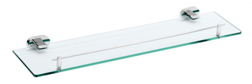Полка Raiber R50114 стеклянная хром