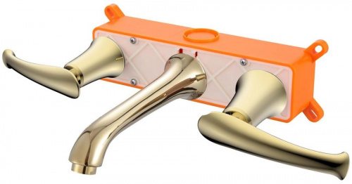 Смеситель для раковины Altrobagno Beatrice 010602 Or золото купить по всей России
