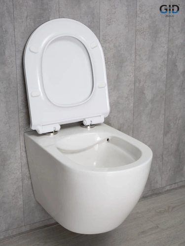 Унитаз подвесной GID Convexo Tr2122B белый 53.5x36x35 в интернет магазине сантехники Акванота в Москве Тел.: +7 (968) 040-40-82