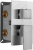 Смеситель для душа RGW Shower Panels SP-43-03 с внутренней частью купить по всей России