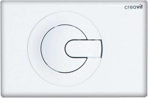 Кнопка смыва Creavit Power GP5001.00 белая интернет магазина сантехники Акванота