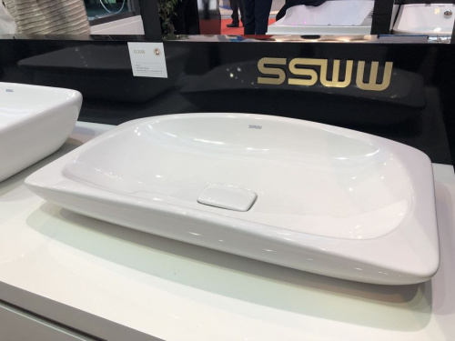 Раковина накладная SSWW CL3156 70x39 интернет магазина сантехники Акванота