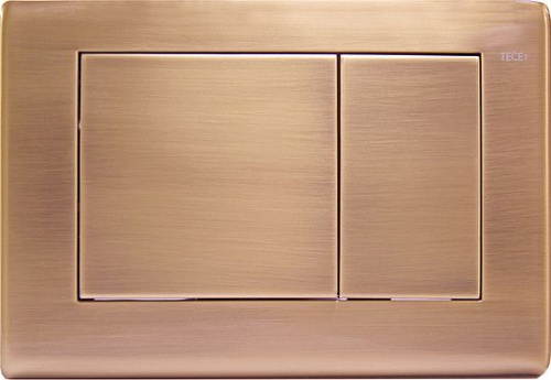 Кнопка смыва TECE Planus 9240365 состаренная медь интернет магазина сантехники Акванота