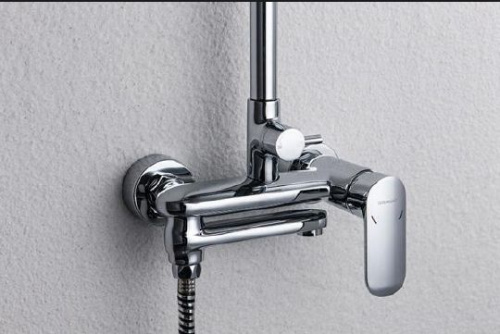 Душевая стойка Bravat Opal F6125183CP-A3-RUS, Душевые панели, Душевые системы, Стойки, Гарнитуры, лейки, тропический душ в Москве Тел.: +7 (968) 040-40-82
