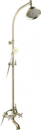 Душевая стойка Timo Nelson SX-1090 бронза, Душевые панели, Душевые системы, Стойки, Гарнитуры, лейки, тропический душ в Москве Тел.: +7 (968) 040-40-82