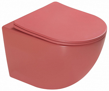 Унитаз подвесной SantiLine SL-5005T-MR Tornado красный матовый в интернет магазине сантехники Акванота в Москве Тел.: +7 (968) 040-40-82