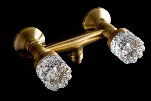 Смеситель для душа Boheme Crystal 314-CRST Бронза купить по всей России