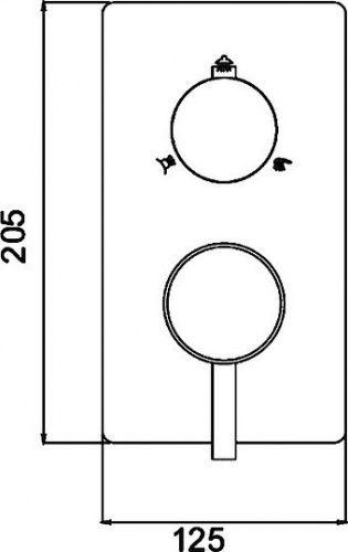 Смеситель для душа RGW Shower Panels SP-43-03 с внутренней частью купить по всей России