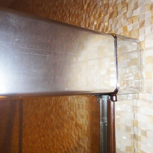 Шторка на ванну GuteWetter Slide Pearl GV-862 правая 110 см стекло бесцветное, профиль хром