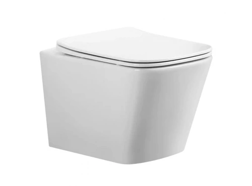 Унитаз подвесной GID Cuadrado Tr2143 белый 49x34x36 в интернет магазине сантехники Акванота в Москве Тел.: +7 (968) 040-40-82
