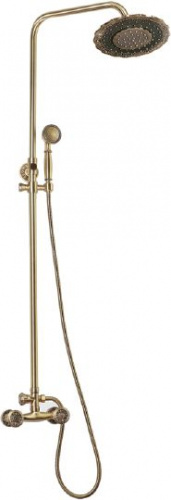 Душевая стойка Bronze de Luxe 10118DF, Душевые панели, Душевые системы, Стойки, Гарнитуры, лейки, тропический душ в Москве Тел.: +7 (968) 040-40-82