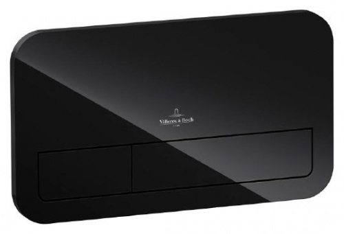 Кнопка смыва Villeroy & Boch Viconnect 922400RB черная глянцевая интернет магазина сантехники Акванота