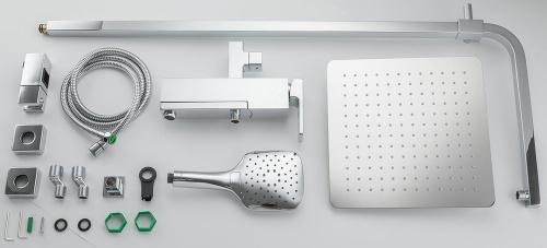 Душевая стойка Gappo G18 G2418-1 хром, Душевые панели, Душевые системы, Стойки, Гарнитуры, лейки, тропический душ в Москве Тел.: +7 (968) 040-40-82