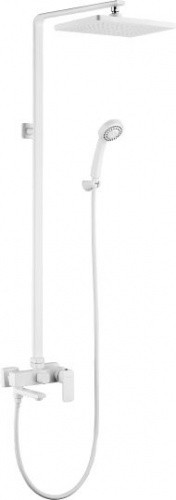 Душевая стойка Elghansa Mondschein White 2302235-2G, Душевые панели, Душевые системы, Стойки, Гарнитуры, лейки, тропический душ в Москве Тел.: +7 (968) 040-40-82