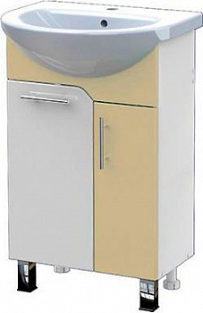 Тумба с раковиной Triton Эко 55 бежевая