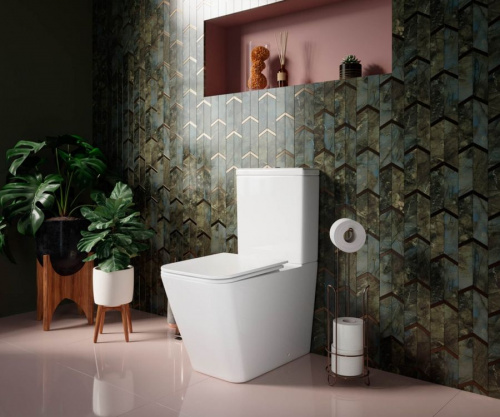 Напольный унитаз Ceramica Nova Cubic CN1803 в интернет магазине сантехники Акванота в Москве Тел.: +7 (968) 040-40-82