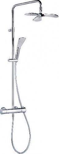 Душевая стойка Kludi Fizz 6709505-00, Душевые панели, Душевые системы, Стойки, Гарнитуры, лейки, тропический душ в Москве Тел.: +7 (968) 040-40-82