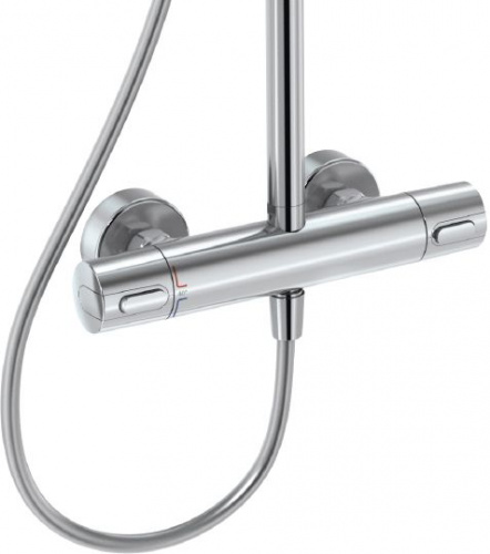 Душевая стойка Ideal Standard IdealRain Cube A5833AA, Душевые панели, Душевые системы, Стойки, Гарнитуры, лейки, тропический душ в Москве Тел.: +7 (968) 040-40-82