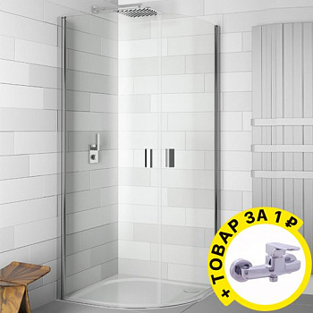 Душевой уголок Riho Nautic N308 90x90 см + смеситель в подарок