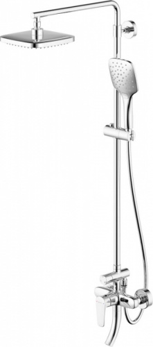 Душевая стойка Bravat Source F6173218CP-A-ENG, Душевые панели, Душевые системы, Стойки, Гарнитуры, лейки, тропический душ в Москве Тел.: +7 (968) 040-40-82